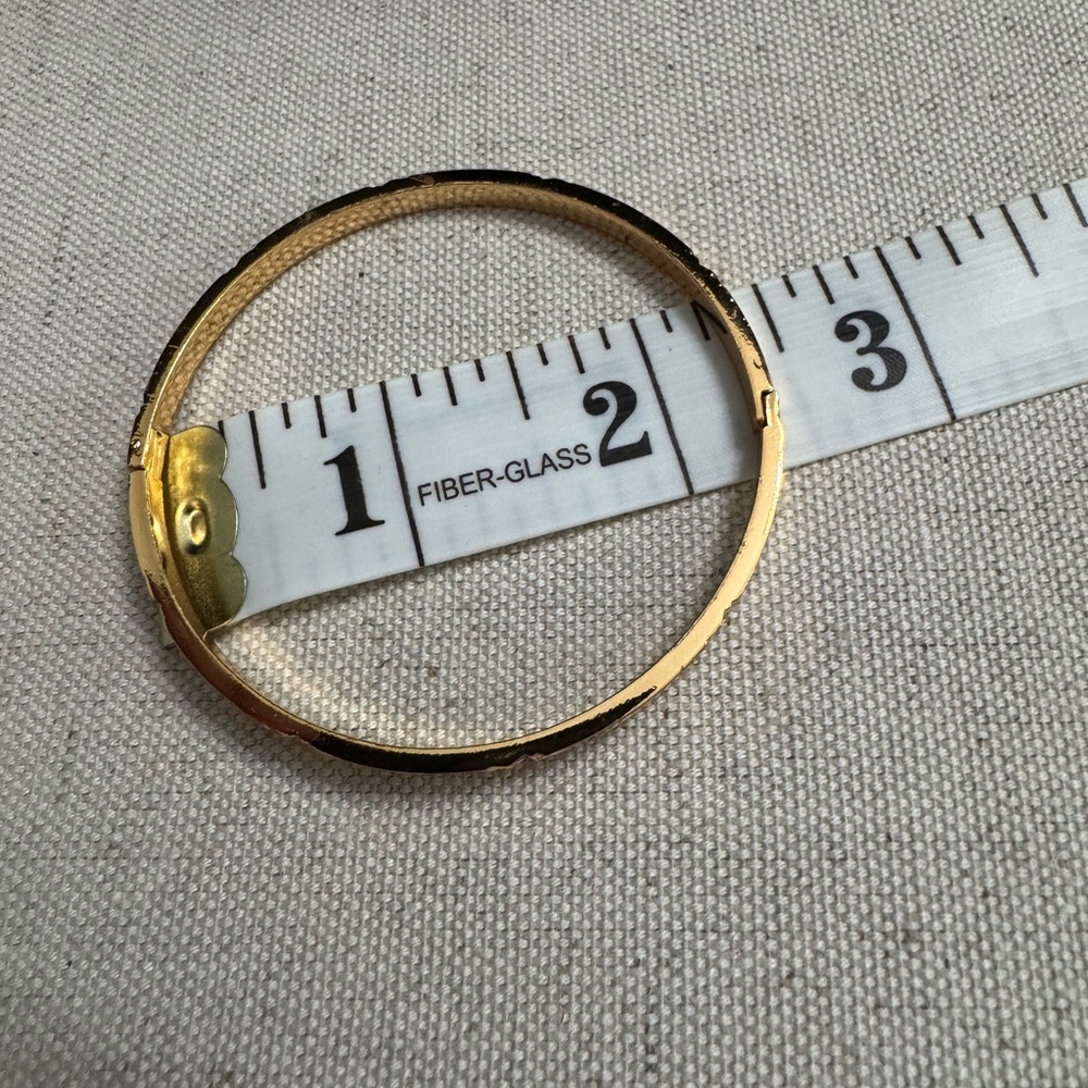 Classic Gold Stackable Bangle Bracelet Set - Picture 6 of 10